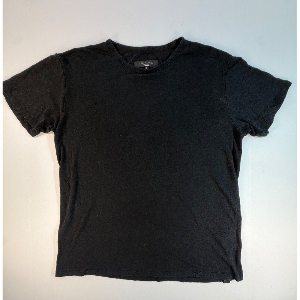 Rag & Bone New York Mens Black Short Sleeve Crew Neck T-Shirt Size M